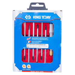 Набор прецизионных отверток (PH, SL, TORX) 8 предметов KING TONY 32607MR