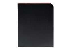 Тумба Ханна 33х55х60 черная / красная