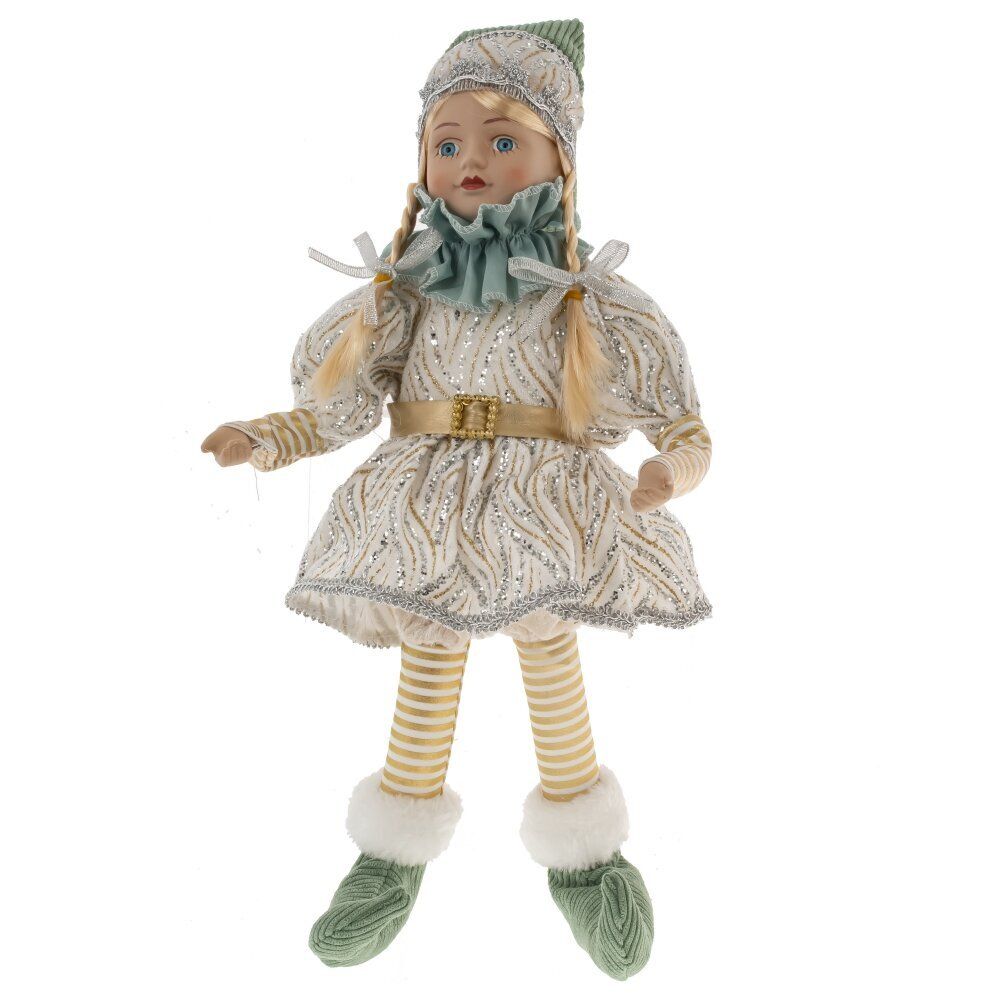 GAEM Игрушка набивная "Эльф" (муз, движ), L15 W11 H43 см (полка 23 см.)