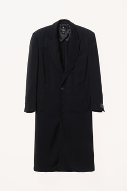 ZARA X WILLY CHAVARRIA СТРУЯЩЕЕСЯ ПАЛЬТО, ТЕМНО-СИНИЙ