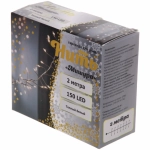 Гирлянда для дома 2,0 м 150 ламп LED «Мишура», IP-40, Теплый белый