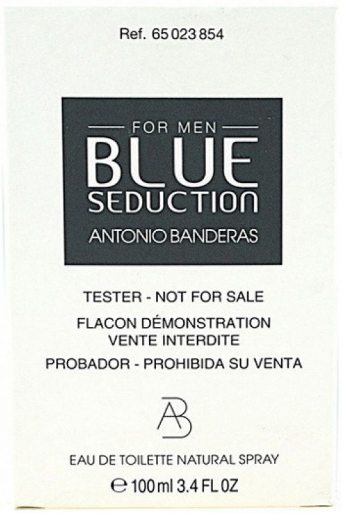 ANTONIO BANDERAS Blue Seduction men test 100ml edT с крышкой