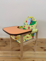 Стульчик для кормления Карапуз (Оранжевый)