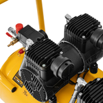 Компрессор безмасл. малошумный DLP -3000/50, 3 кВт, 2х1,5 кВт,50 л, 2850 об/мин,500 л/мин Denzel