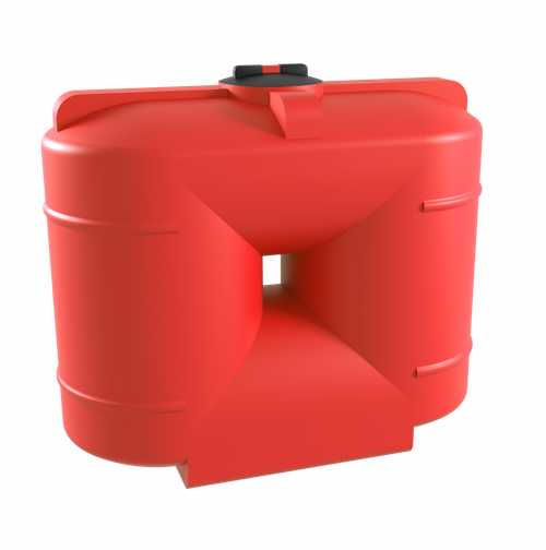 Ёмкость пластиковая пищевая Мультпласт КАС В-500 500 л. прямоугольная (123x60x107см;29кг;красный) - арт.555434.11