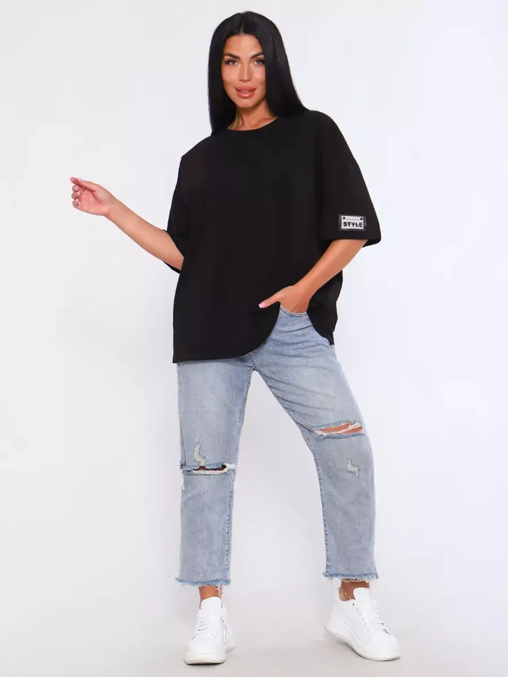 Футболка оверсайз больших размеров