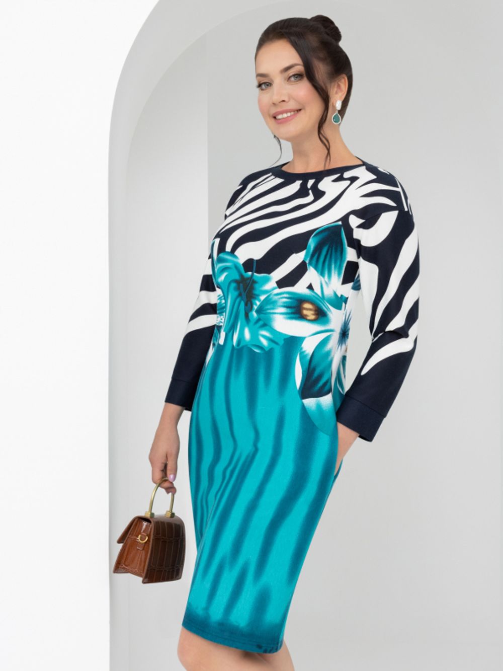 Платье ЧА-Мыслить позитивно (магия бирюзы)