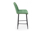 Барный стул Woodville Челси 360 фисташковый (zd 651), черный np, ножки черные