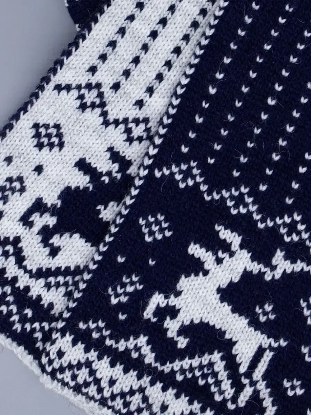 Шарф вязаный зимний для детей