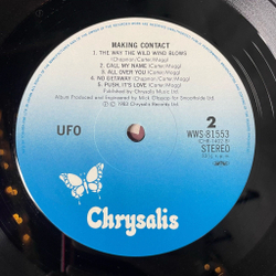 Винтажная виниловая пластинка LP UFO Making Contact (Japan 1983) (No Obi)