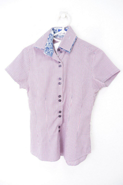 Блузка White Cuff приталенная 40 размер