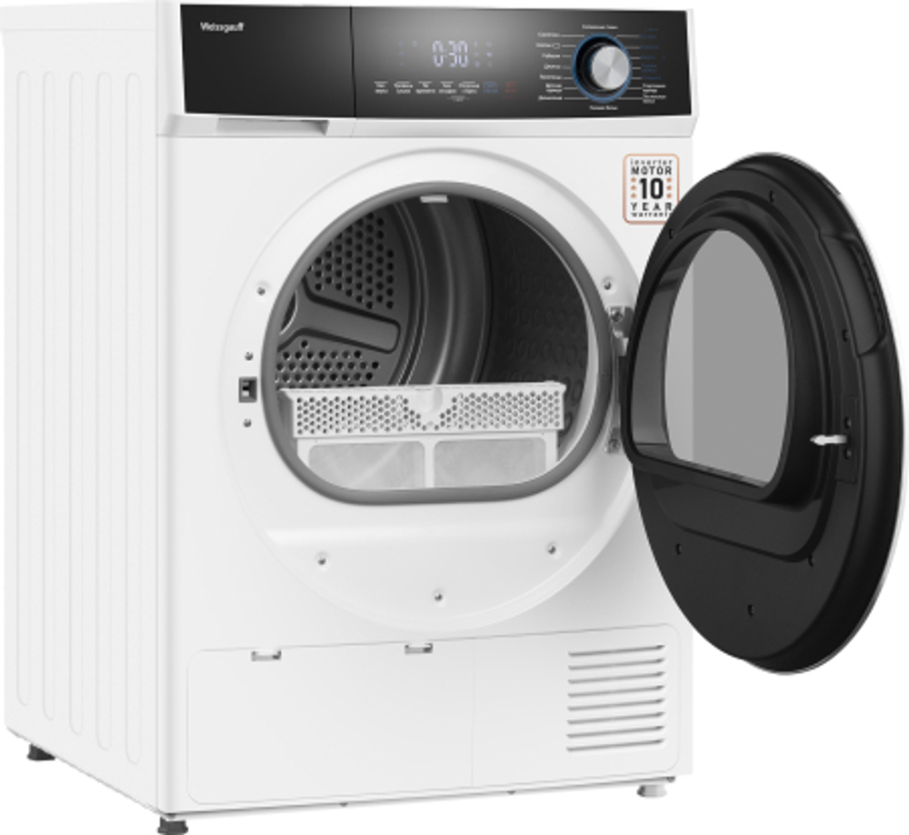 Сушильная машина Weissgauff WD 6108 Heat Pump кл.энер.:A++ макс.загр.:8кг белый (437531)