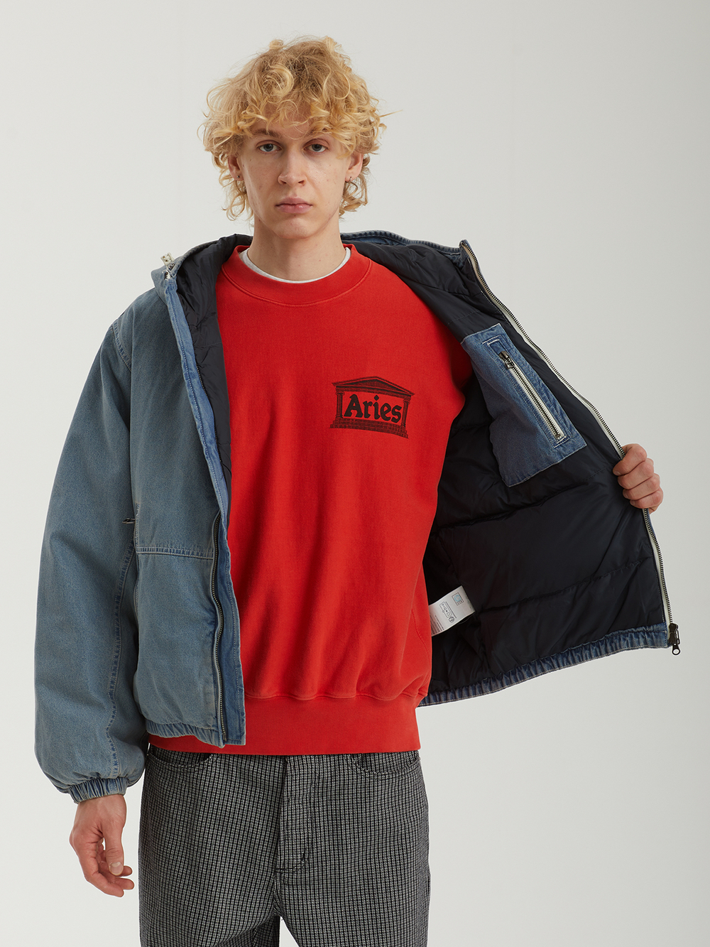 Мужской Пуховик Denim