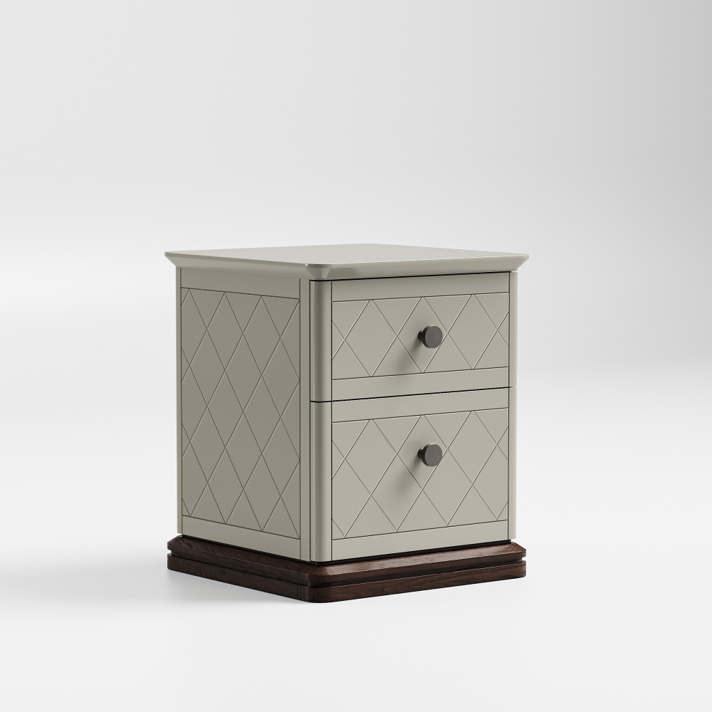 Прикроватная тумба CRYSTAL CRD007 на цоколе