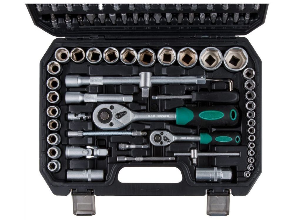 Набор головок и бит 94 предметов ВОЛАТ (1/4", 1/2", 6 граней )