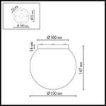 Потолочный светильник Odeon Light MAGIA 7109/1C