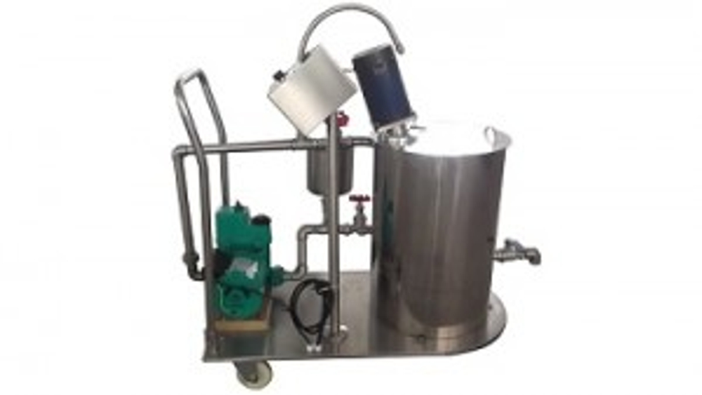 Self Suction Cyclic Type Fluids Mixer