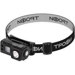 Фонарь налобный светодиодный Трофи GA-102 аккумуляторный 3 Bт сенсорное управление магнит клипса 5 режимов | Другие бренды