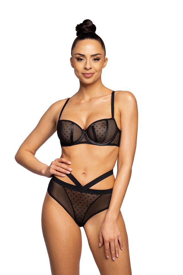 Бюстгальтер на каркасах Dotssy Czarny