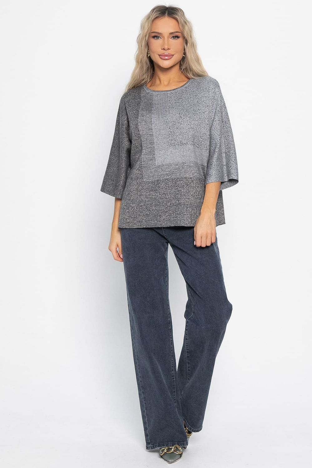 Джемпер Орлеан (серый/золото) Б14999-4М LT Collection