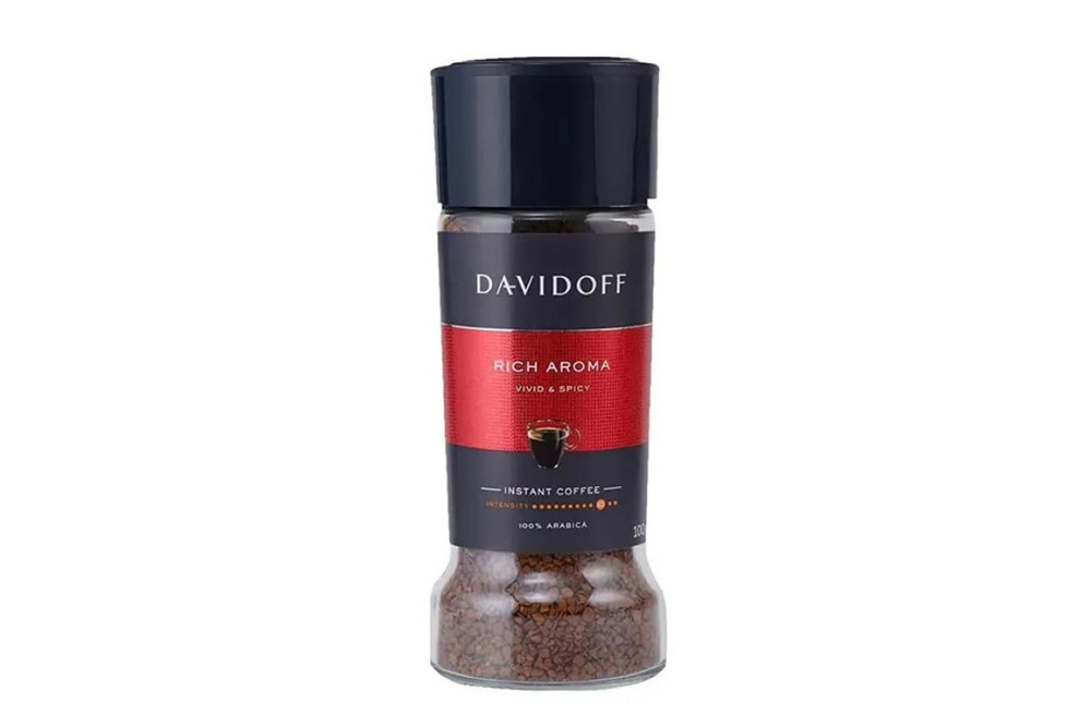 Кофе растворимый Davidoff Rich Aroma, 100 г стеклянная банка (Давидоф) х 2 шт