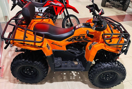Квадроцикл (комплект для сборки) Explorer 400 Deluxe 4х4 Оранжевый (RR)