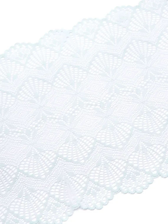 03-232 Кружево эластичное 23 см, ментол пастель