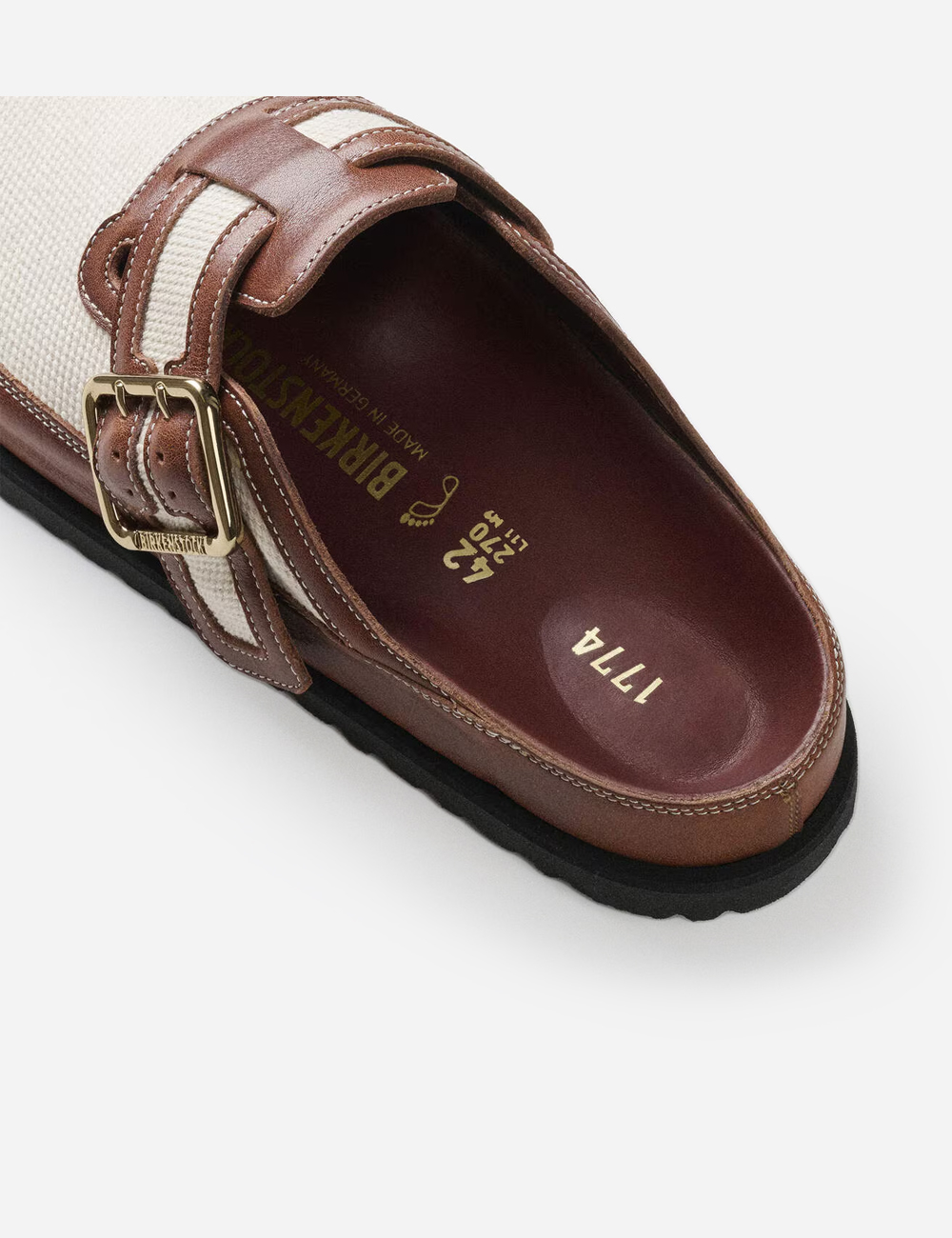 Birkenstock 1774 Boston Canvas Mischmaterial " Cinnamon Canvas"