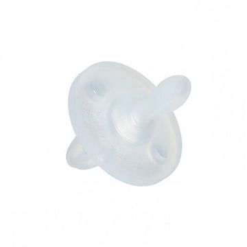 Пустышка Mibella Ортодонтическая силиконовая 0+ Прозрачная