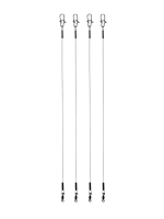 Поводок для рыбалки титановый 10,0кг/30см (в упк. 2шт.)