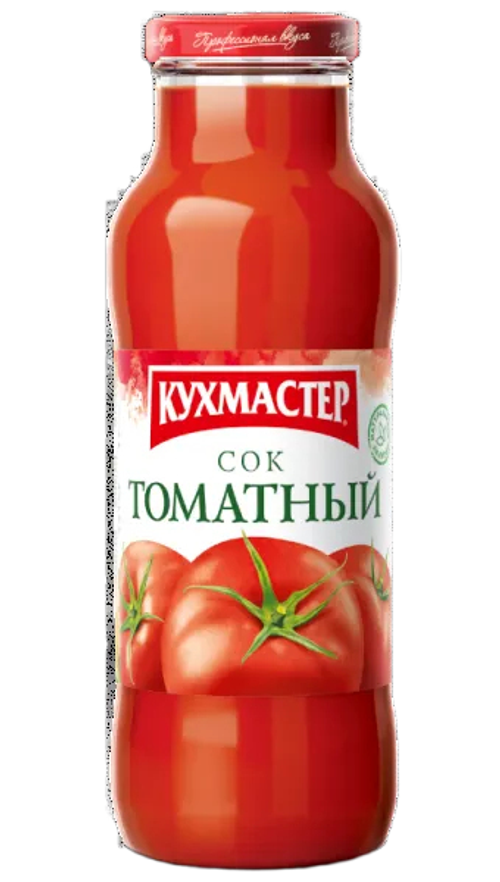 Сок Кухмастер "Томатный", с мякотью, 0,68 л