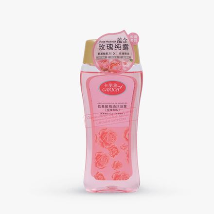 Гель для душа с эфирными маслами и аминокислотами (аромат розы) 200 мл. CARICH 0.50PV