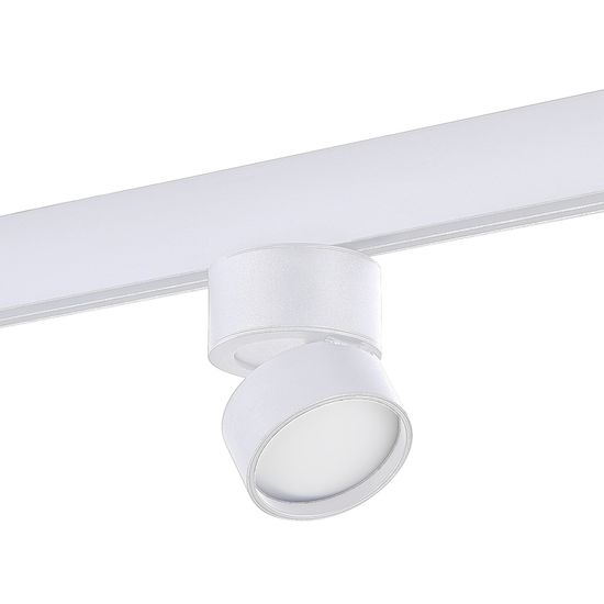 ST809.536.09 Магнитный трековый светильник Белый LED 1*9W 3000K 550Lm Ra>90 120° IP20 D85xH126 48V SKYLINE 48