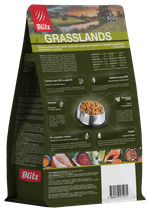 Сухой корм для кошек полнорационный Blitz Holistic Grasslands Rabbit & Fish Adult Cat низкозерновой корм для кошек всех пород, индейка и кролик 5 кг