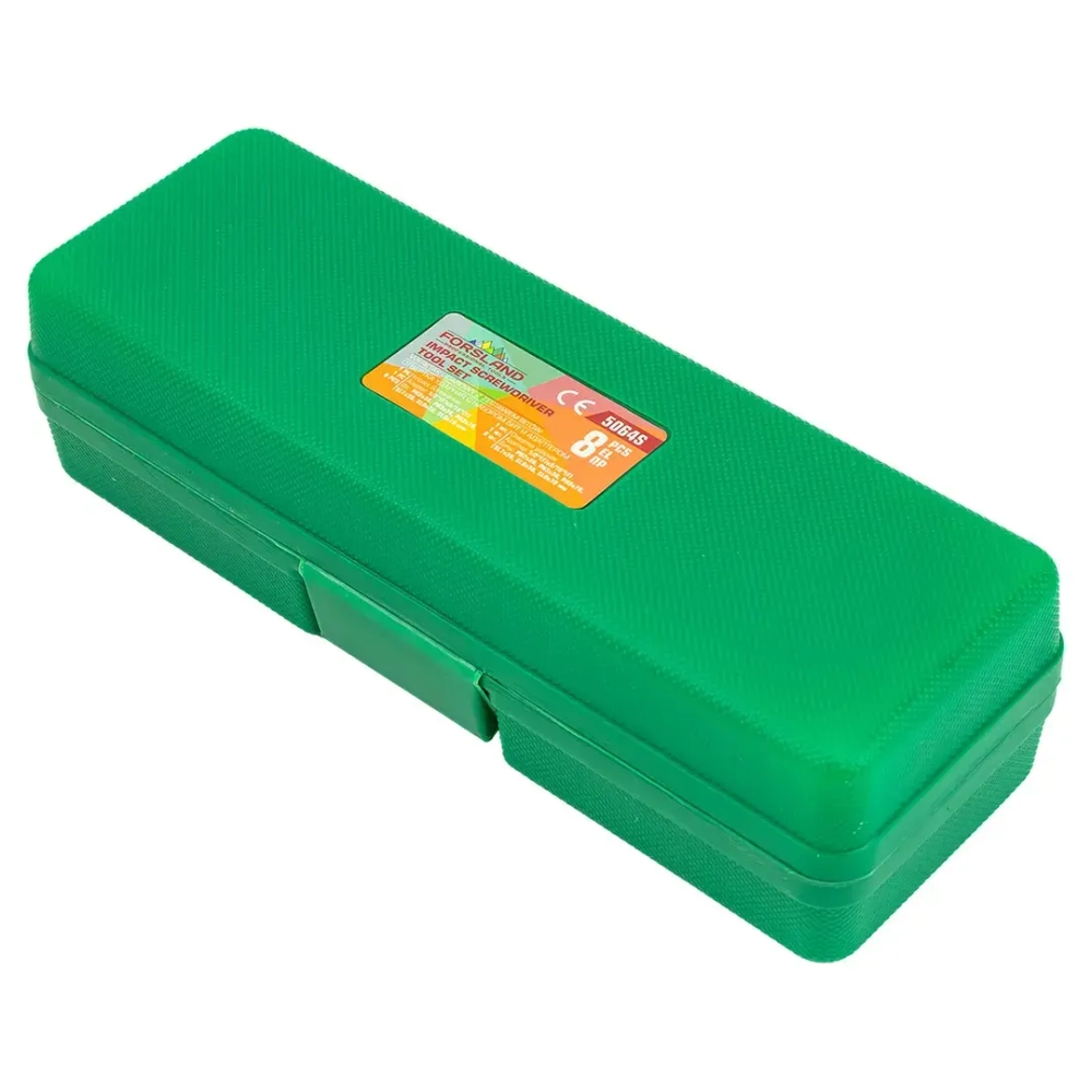 Отвертка ударная с набором бит и адаптером 8пр. Forsland Forsland-5064S