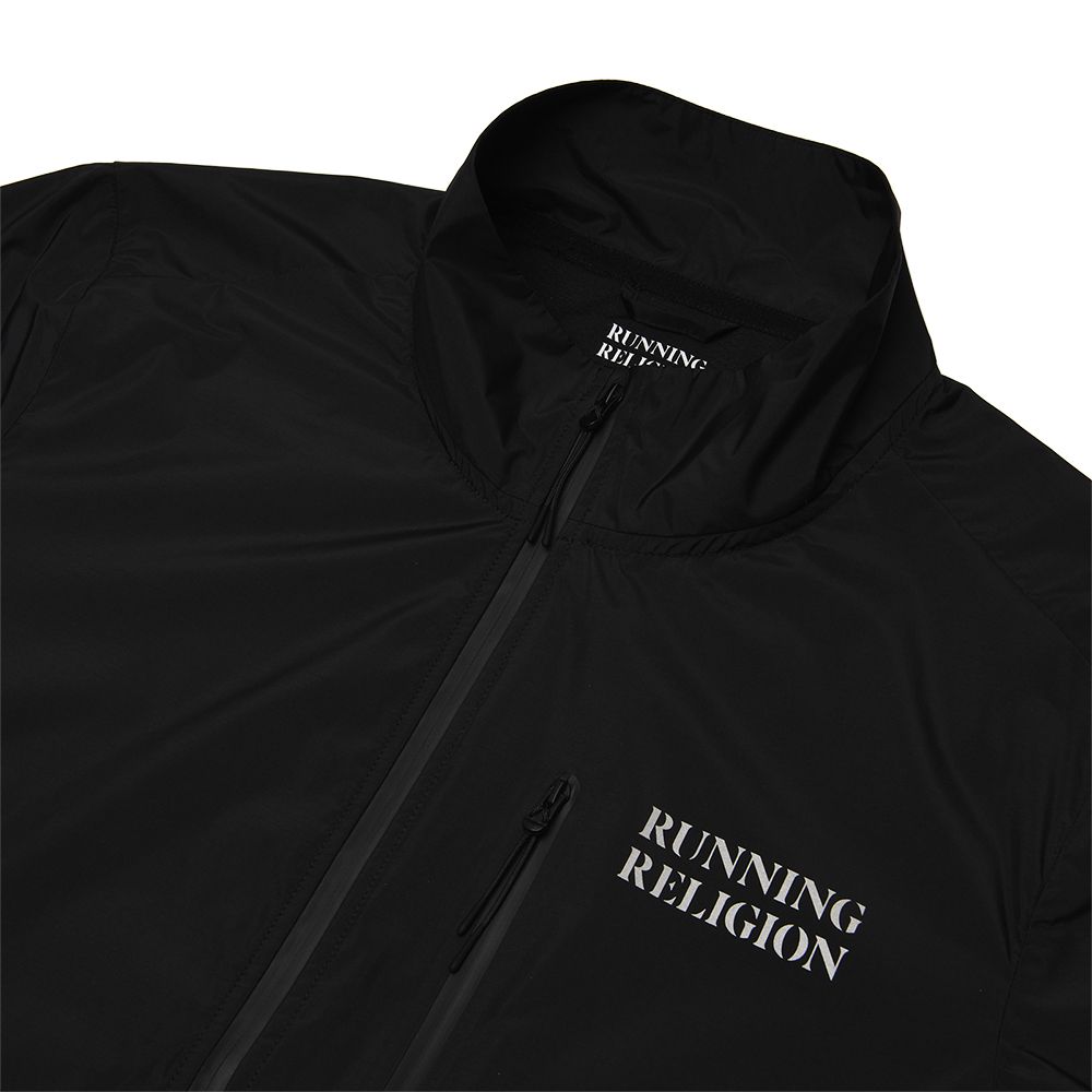 Купить Куртка Running Religion No Hood Windbreaker черная Куртка Running Religion No Hood Windbreaker черная