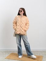 Пуховик демисезонный детский Д-1 цвет пудра