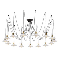 Citilux Эдисон CL451151 Люстра паук Венге Бронза