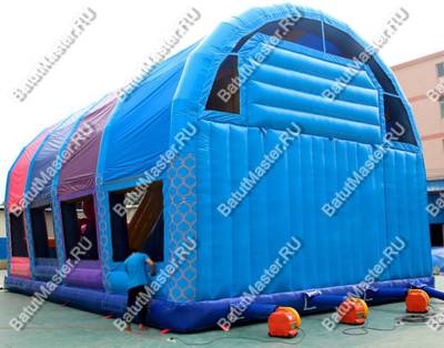Надувной батут с крышей "Дельфинарий" 11*8*7 м