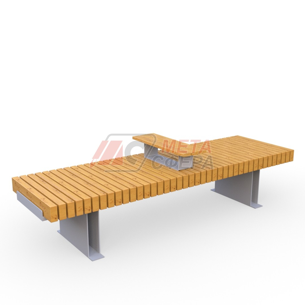 Лавка Rail Road 03 с подлокотником