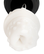 Вибромастурбатор с функцией всасывания Masturbator with 2 Functions (Цвет: белый с зеленым)