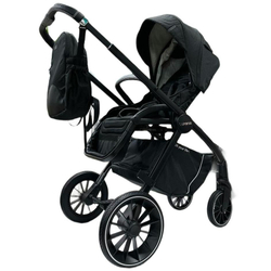 Коляска детская модульная 3в1 Luxmom 760 автолюлька/черный