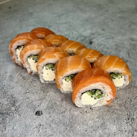 Филадельфия с копченым лососем, 10 шт.