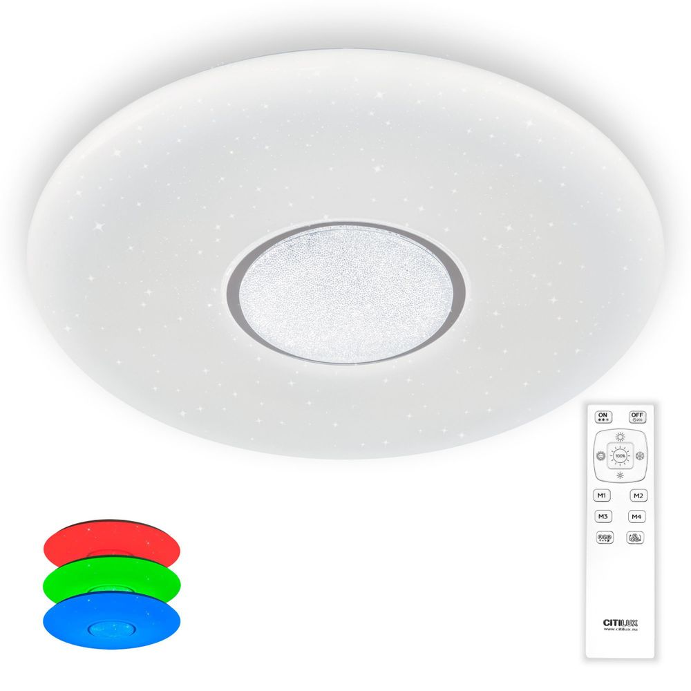 Citilux Санта CL723680G RGB Люстра светодиодная с пультом