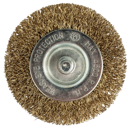 Щетка для дрели радиальная, мягкая, хвост 6мм Практика (75мм)