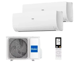 Мульти сплит-система Haier на 2 комнаты (30+30 кв.м.) FLEXIS White