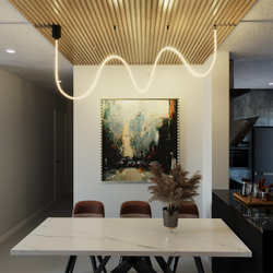 359130 KONST NT23 068 черный Светильник светодиодный IP20 LED 3000K 25W 170-265V 2500Лм RAMO