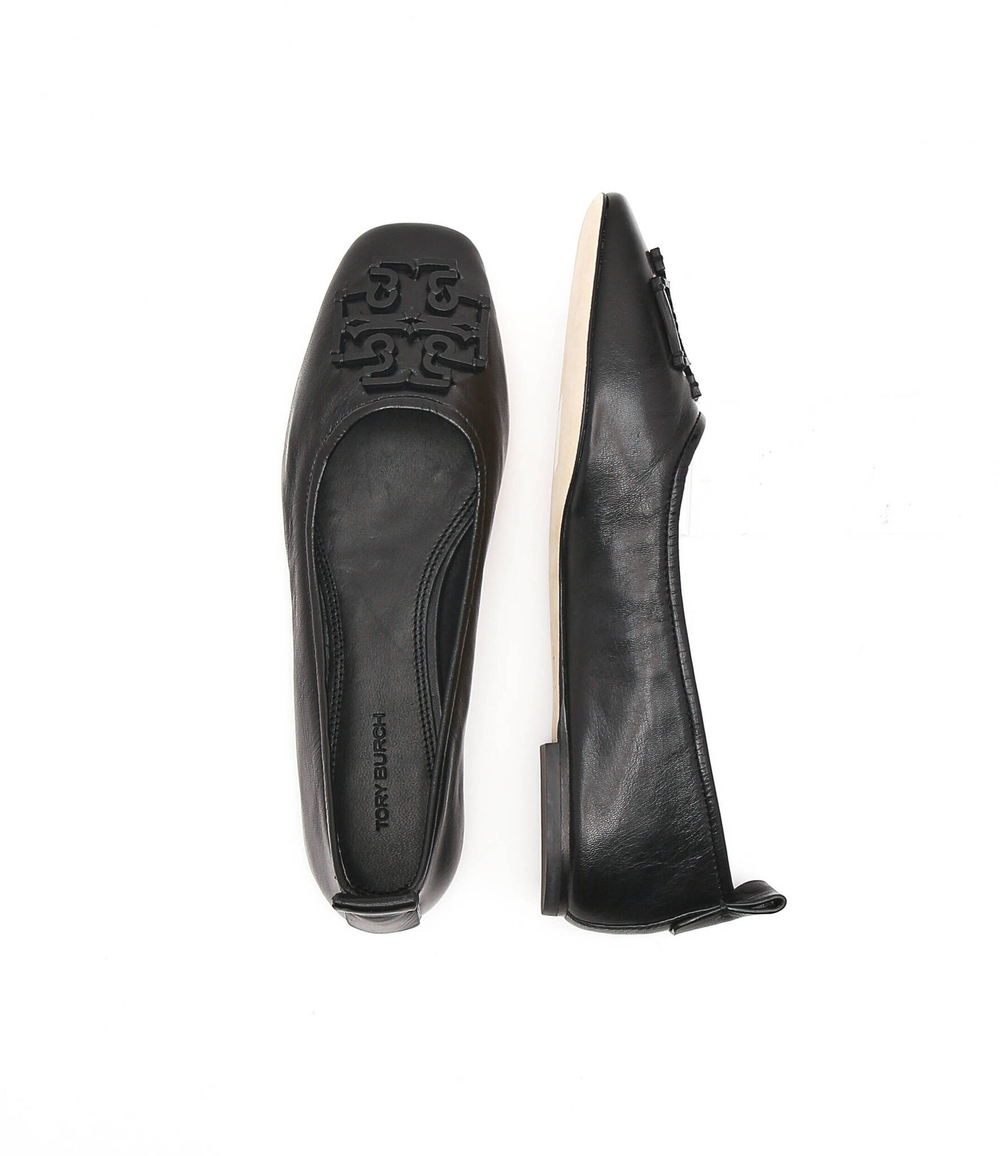 Кожаные балетки ines TORY BURCH - черный(139604)