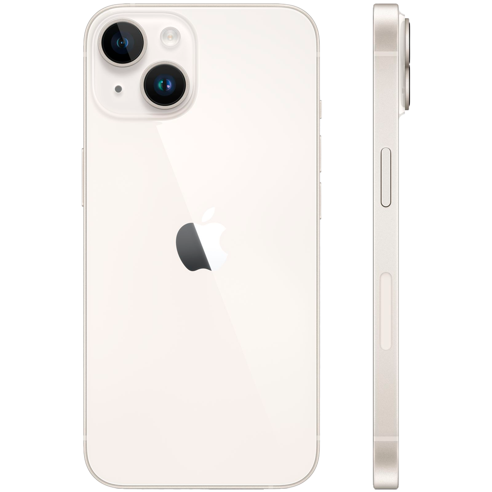 Смартфон Apple iPhone 14 512GB Dual Sim, Starlight (Белый)