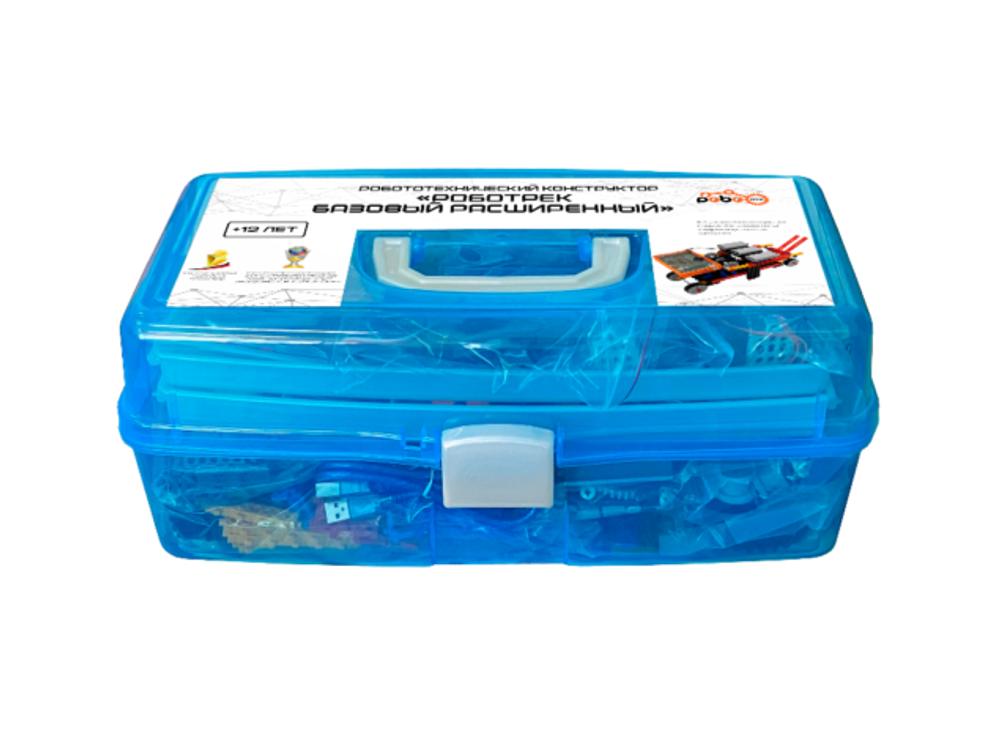 Робототехнический конструктор Роботрек Базовый расширенный, 856 элементов